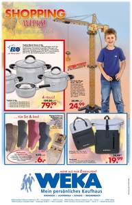 WEKA Kaufhaus Prospekt - SHOPPING WEEKS! FÜR GROß & KLEIN!