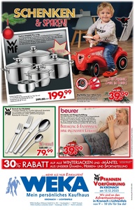 WEKA Kaufhaus Prospekt - SCHENKEN & SPAREN
