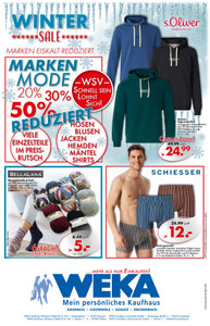 WEKA Kaufhaus Prospekt - Winter Sale