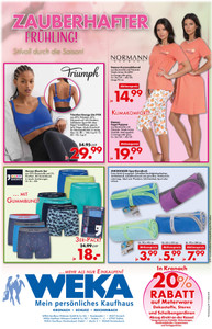 WEKA Kaufhaus Prospekt - Zauberhafter Frühling!