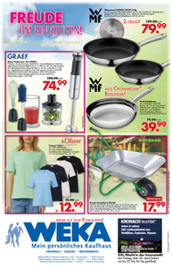 WEKA Kaufhaus Prospekt - Freude am Einkaufen!