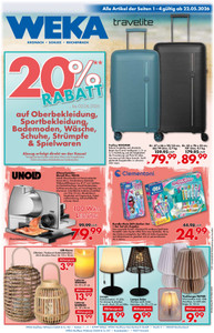 WEKA Kaufhaus Prospekt - 20% RABATT