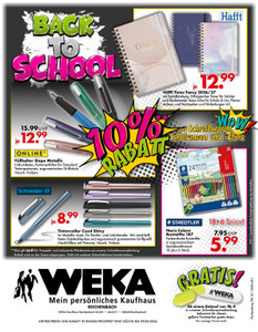 WEKA Kaufhaus Prospekt - WEKA Kaufhaus Reichenbach