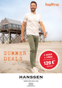 Hanssen for men Prospekt - Hattric Summer Deals