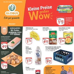 Globus Prospekt - Angebote ab 25.09.