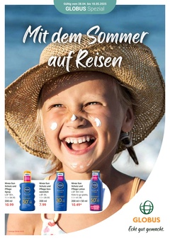 Globus Prospekt - Mit dem Sommer auf Reisen