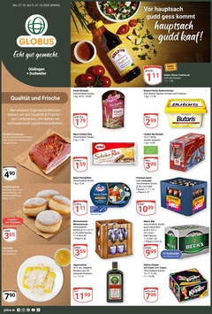 Globus Prospekt - Angebote ab 27.10. - Seite 1