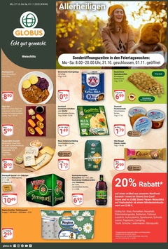 Globus Prospekt - Angebote ab 27.10. - Seite 1