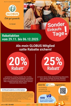 Globus Prospekt - Angebote ab 01.12. - Seite 1