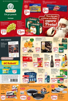 Globus Prospekt - Angebote ab 15.12. - Seite 1