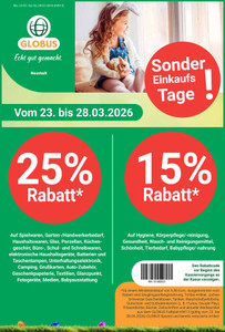 Globus Prospekt - Angebote ab 23.03.2026