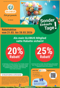 Globus Prospekt - Angebote ab 23.03.