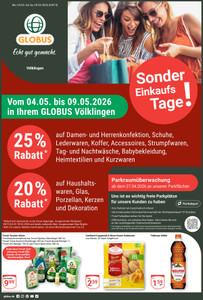 Globus Prospekt - Angebote ab 04.05.