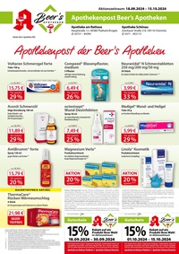 Beer's Apotheken Prospekt - Apothekenpost der Beer´s Apotheken