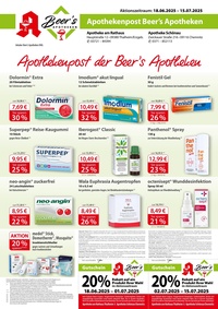 Beer's Apotheken Prospekt - Beer´s