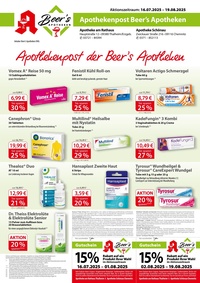 Beer's Apotheken Prospekt - Apothekenpost Beer's Apotheken