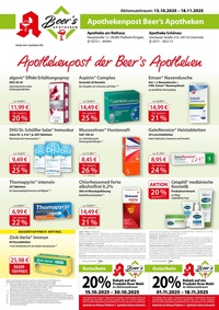 Beer's Apotheken Prospekt - Apothekenpost Beer´s Apotheken