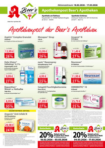 Beer's Apotheken Prospekt - Apothekenpost der Beer's Apotheken