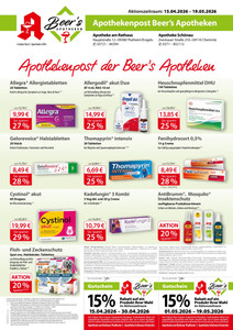 Beer's Apotheken Prospekt - Apothekenpost Beer´s Apotheken