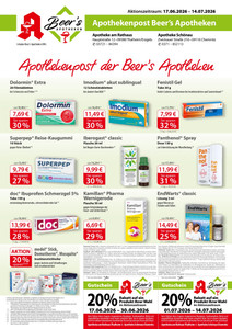Beer's Apotheken Prospekt - Apothekenpost