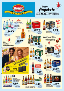 Donat Getränke Prospekt - Donat Getränke