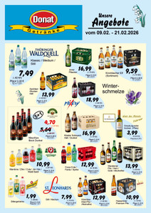 Donat Getränke Prospekt - Donat Getränke
