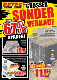 Petex Prospekt - Großer Sonderverkauf