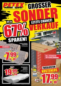 Petex Prospekt - Großer Sonderverkauf