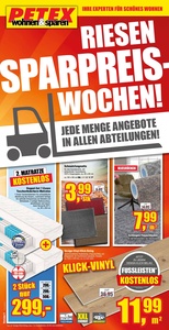 Petex Prospekt - RIESEN  SPARPREIS-WOCHEN