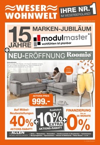 Weser Wohnwelt Prospekt - Weser-Wohnwelt