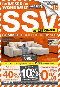 Weser Wohnwelt Prospekt - Weser-Wohnwelt