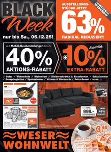 Weser Wohnwelt Prospekt - Weser-Wohnwelt