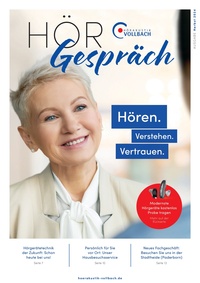 Hörakustik Vollbach Prospekt - Magazin HörGespräch Herbst 2024