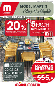 Möbel Martin Prospekt - März-Highlights