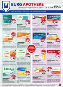 Burg Apotheke Prospekt - Angebote ab 01.04.