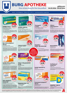 Burg Apotheke Prospekt - Angebote ab 26.05.