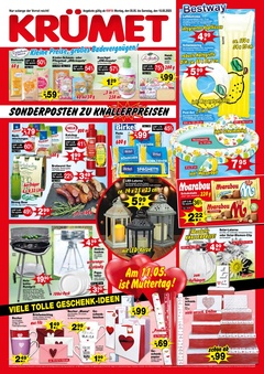 Krümet Sonderpostenmärkte Prospekt - Angebote ab 05.05.