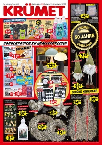 Krümet Sonderpostenmärkte Prospekt - Angebote ab 10.11.