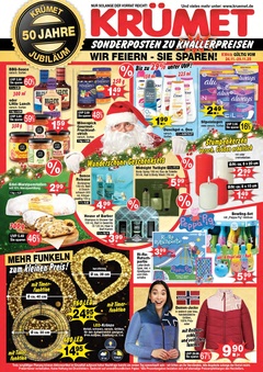 Krümet Sonderpostenmärkte Prospekt - 50 Jahre Jubiläum - Seite 1