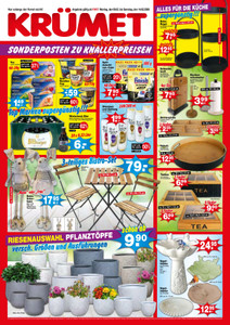 Krümet Sonderpostenmärkte Prospekt - Angebote ab 09.02.