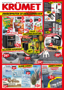 Krümet Sonderpostenmärkte Prospekt - Angebote ab 23.02.