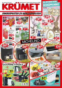 Krümet Sonderpostenmärkte Prospekt - Angebote ab 09.03.