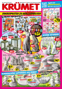 Krümet Sonderpostenmärkte Prospekt - Angebote ab 16.03.