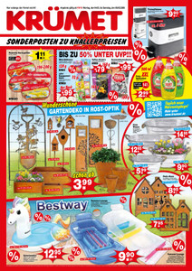Krümet Sonderpostenmärkte Prospekt - Angebote ab 04.05.