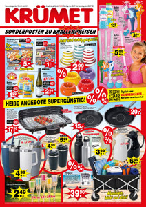 Krümet Sonderpostenmärkte Prospekt - Angebote ab 20.07.