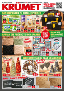 Krümet Sonderpostenmärkte Prospekt - Angebote ab 19.10.