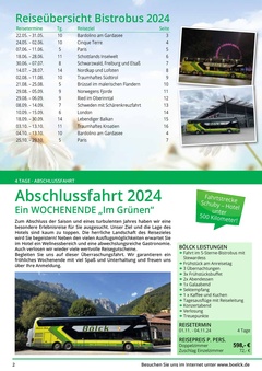 Reisedienst Bölck Prospekt - Bistro Bus Reisen 2024