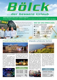 Reisedienst Bölck Prospekt - Reisebeilage Bölck