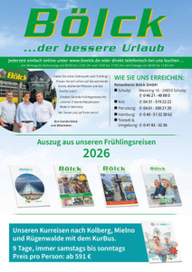 Reisedienst Bölck Prospekt - Bölck - der bessere Urlaub