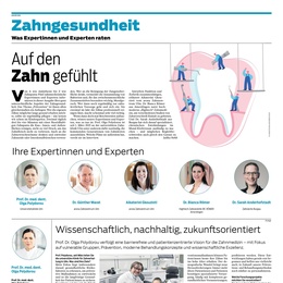 Was Experten raten - Zahngesundheit Prospekt